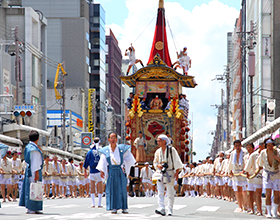 京都三大祭りの一つ「祇園祭」